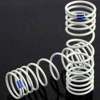 Пружины амортизаторов TRAXXAS, (progressive, +20% rate, blue) 61мм, внешний диаметр 19 мм, внутренний диаметр 16 мм. артикул TRA6868