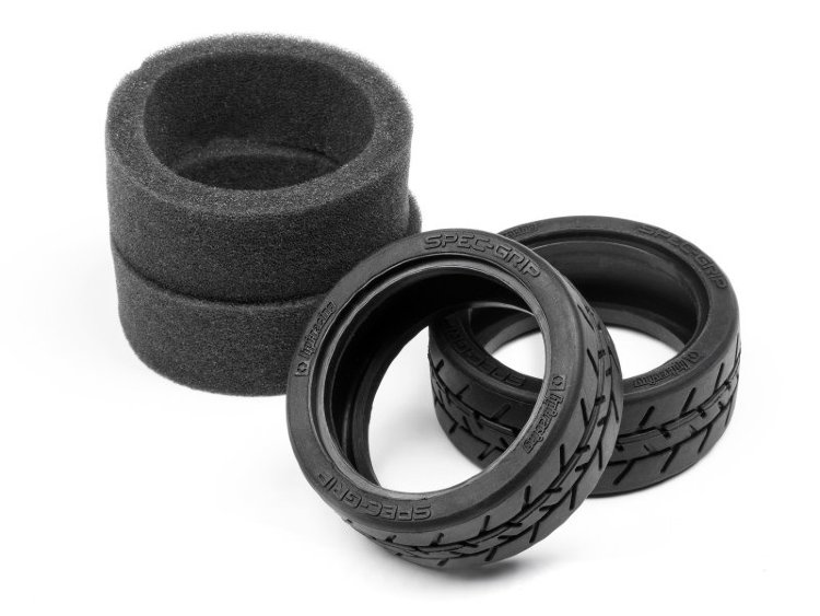 Шины 1/10 - SPEC-GRIP 26мм (K COMPOUND/2шт) артикул  HPI-113717