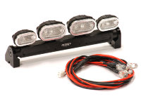 Realistic Roof Top Spot Light Set (4) LED White w/ Adj. Housing for 1/10, 1/8 &amp; 1/5 Scale артикул C24144BLACK