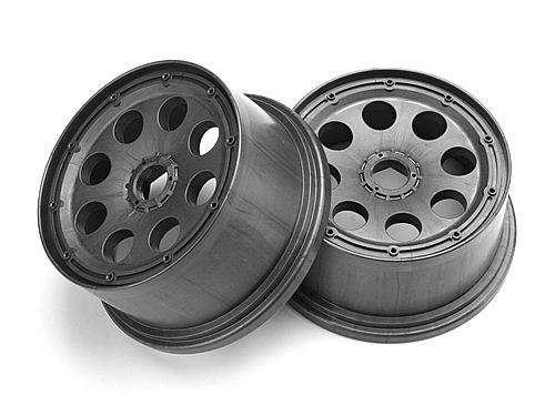 Диски 1/5 - OUTLAW WHEEL GUNMETAL (120x65мм/-10мм OFFSET/2шт) заменено на 104976 артикул HPI-3337