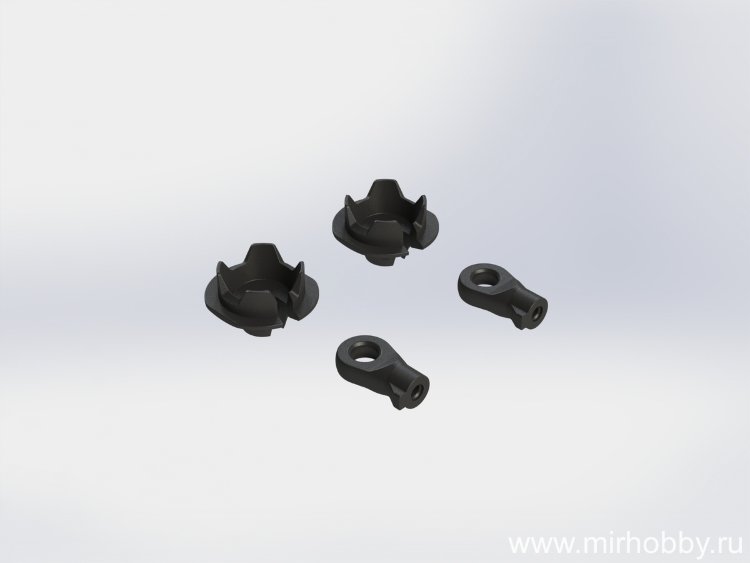 Наконечники амортизаторов HD (усиленные) Arrma (1 пара) артикул AR330409