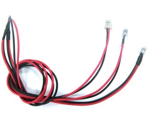 Светодиоды LED 3мм Красный (компл) (3mm LED Light Set RD) артикул LK-0008RD