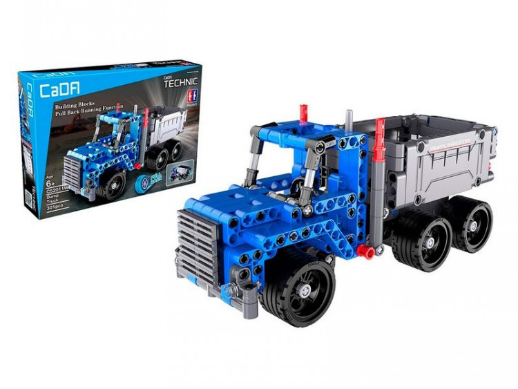 Конструктор CaDA Technic самосвал совместим с C52012W, инерционный (301 деталь) артикул C52011W
