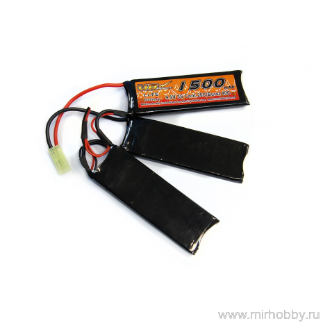 Аккумулятор LiFe 9.9V ~ 1500mAh, 20C (3-х лепестковый) артикул VB-LIFE-1500H20C-9.9V