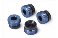 Aluminum caps, pivot ball (blue-anodized) (4) артикул TRA4934X 