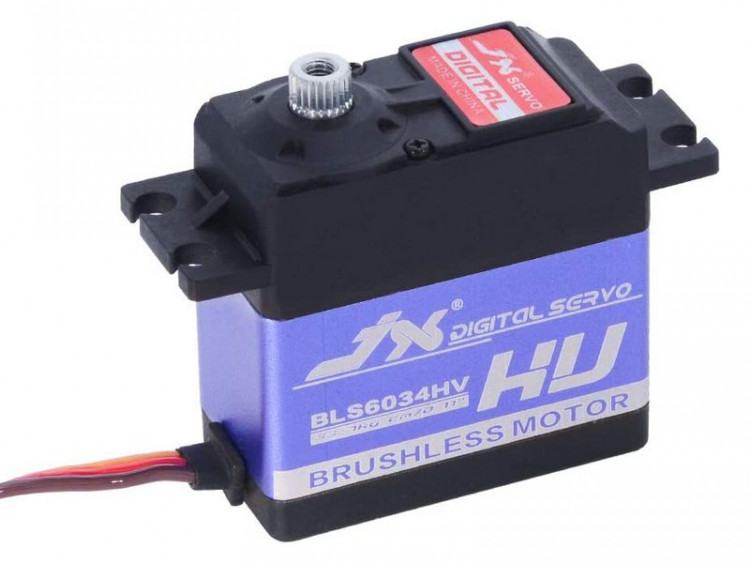 Сервомашинка цифровая JX Servo BLS6034HV (60г/33.7/0.11/7.4V) бесколлекторная, Ecoboost артикул BLS6034HV