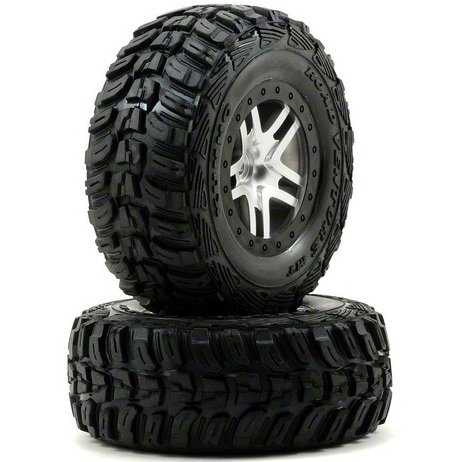 Колеса склеенные Traxxas Kumho S1/SCT Split-Spoke 2WD Rear (2шт.) артикул TRA6874R