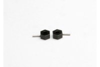 Hex wheel hubs (tall offset, 14x7.5mm) (2)/ axle pins (2.5x12mm) (2) артикул TRA4959